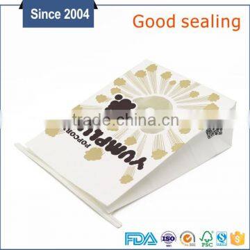 China Supplier New Design Food Grade Popcorn Paper Bag Microwave Kraft Paper Bag photo-2