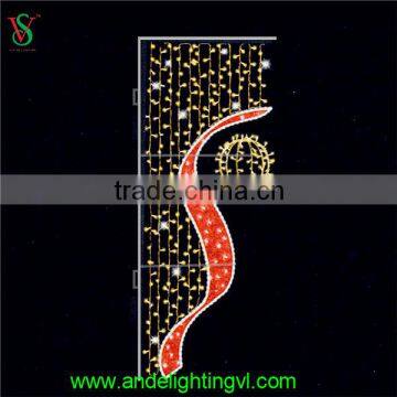 Fairy outdoor street pole light decoration led city light