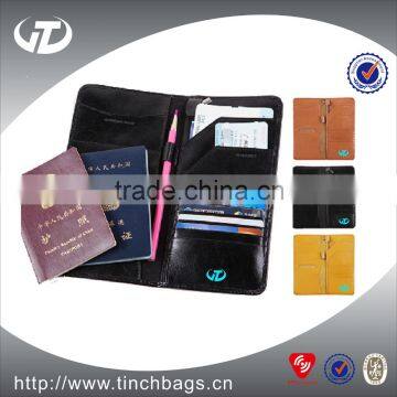 2016 new genuine leather unisex passport holder passport cover/case