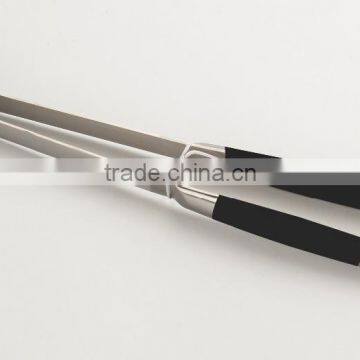 stainless steel bbq tools Gourmet Tongs with soft handle