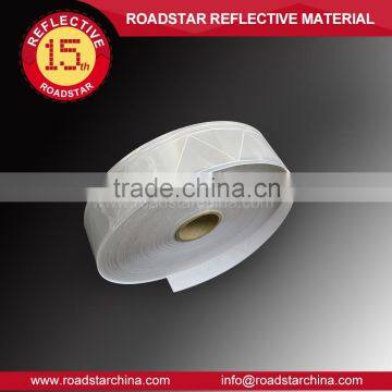 Highly visible cold resistant reflective PVC tape