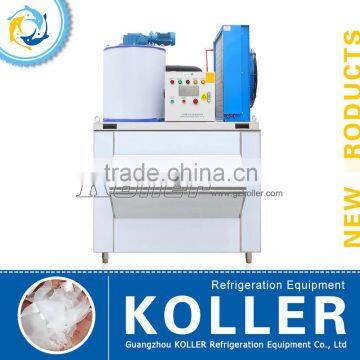 China Hot sale 1 ton per day flake ice machine for fishery and seafood storage KP10