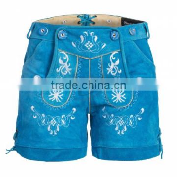 BLUE STYLE BLACK SUEDE LADERHOSEN SHORT PAKISTAN SIALKOT