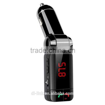 Hot sales! BC06S Car mp3 Bluetooth Car Bluetooth FM transmitter car cigarette lighter charging Dual USB charging MP3