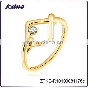 European Countries Popular Sell Simple Personalized CZ Rings