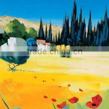 Scenery oil painting on canvas