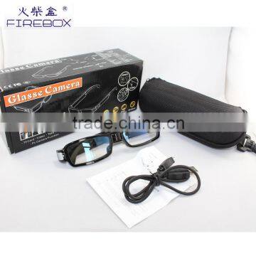 Hot selling high quality office glasses spy camera hidden, HD glass camera