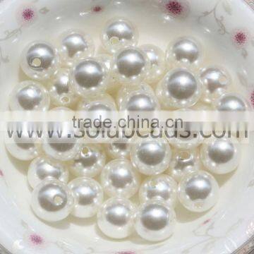 UK 10MM Red Ball Smooth Jewelry Beads
