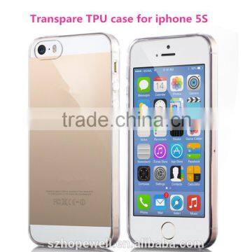 silicone mobile phone case for iphone 5S with color washlight