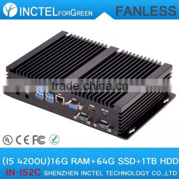 Embedded Fanless Ordenador PC Con Procesador Intel i5 2 * COM 4 * USB3.0 photo-2