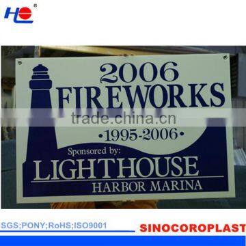 3mm Plastic Coroplast Lawn Signs