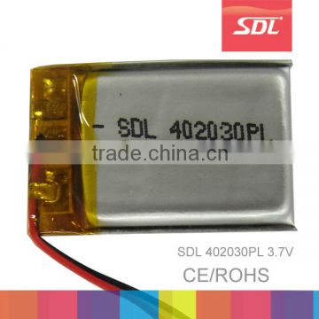 SDL 042030 li-polymer battery 3.7V 200mAh