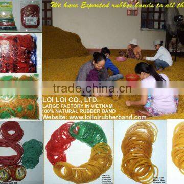 HOT selling Natural rubber band from LARGE FACTORY Rubber band Made in Vietnam Direct cheap price