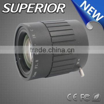 Chinese infrared night vision lenses : cmos camera lens 35mm C mount manual iris cctv lens in Fuzhou for machine vision