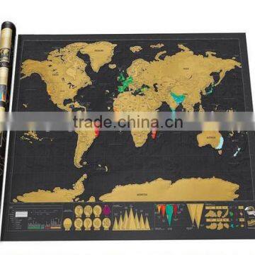 Factory Directly Selling Travel Scratch Map photo-2
