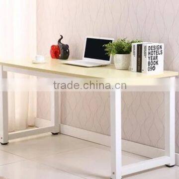 simple and cheap furniture steel legs and particle board top desk