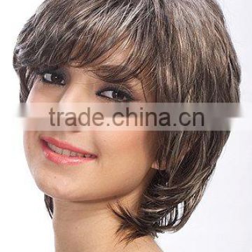 Mixed grey color wigs, cosplay wigs for party show