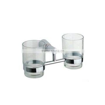 Bathroom fitting double toothbrush holder OL-9302