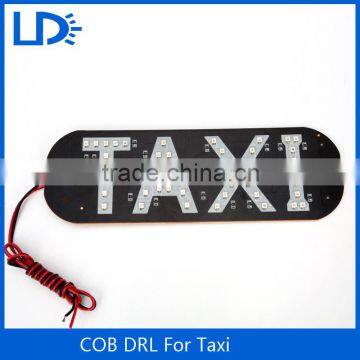 Waterproof 48pcs led car daytime running light car led logo taxi roof signs