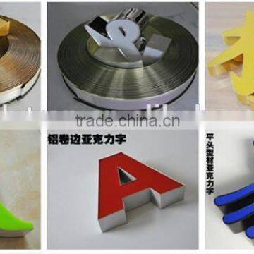 High Quality Acrylic Letter Cap Aluminium Special Profile