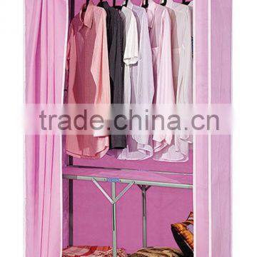 diy non-woven bedroom wardrobe