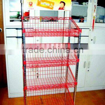 movable wire shelf