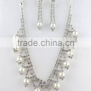 Newest design baroque pearl necklace set