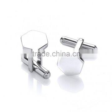 Cheap custom engraved logo blank suit shirt cufflinks for men