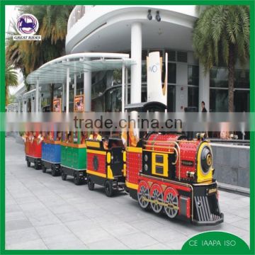 funfair children rides interesting trackless train