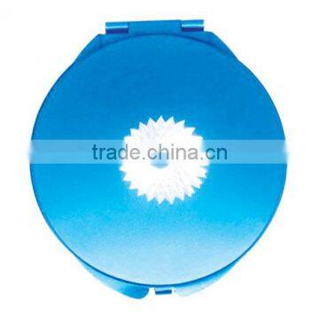 Black plastic cosmetic mirror compact mirror pocket mirror
