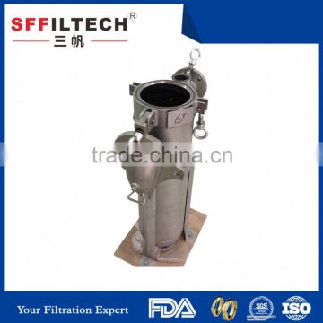 popular high quality cheap stainless steel top-flow bag filter housing supplier