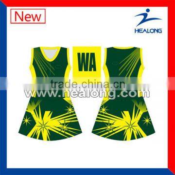 cheap custom wholesale netball dresses