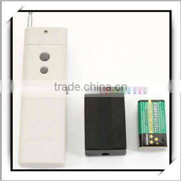 12V 10A Wireless Remote Control on off Entrance Switch with Single Channel Black