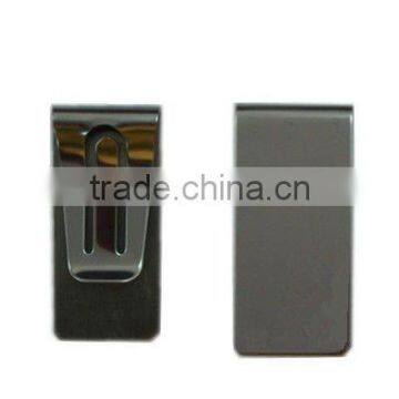 Simple design metal money clip. Fashinal design money clip.