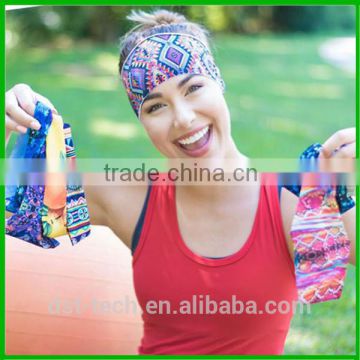 Cutom printing cloth sport head band sweatband