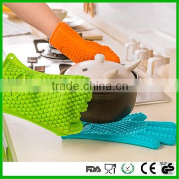 Wholesale cheap work gloves silicone cooking gloves