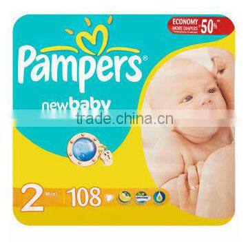 PAMPERS 108PCS Mini Diapers