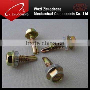 steel hex flange head self drilling screw