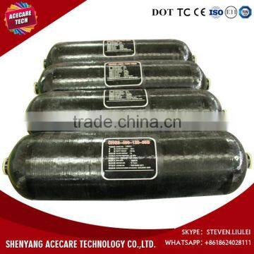 Type III cylinder, Typ 3 cylinder, 128L Carbon fiber fully wrapped aluminum cylinders for Hydrogen Powered Vehicles