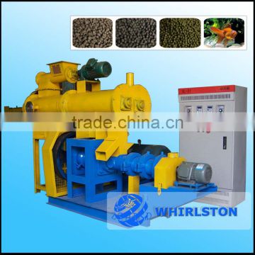 Animal flat die poultry floating fish feed pellet making machine