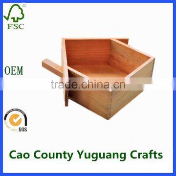 Antique Wooden Wall Hanging Decorative Box House-shaped Wooden Wall Shelf photo-2