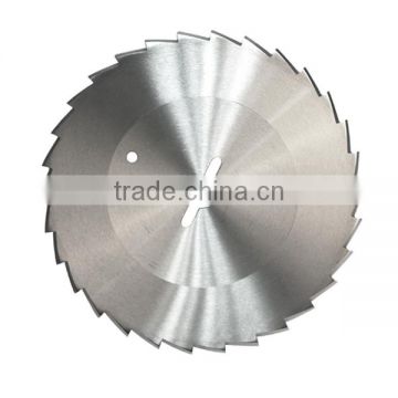 Round serrated doner blades