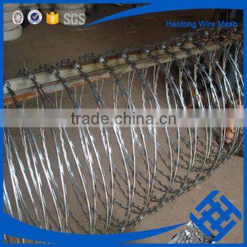 450mm Coil Diameter Concertina Electric Galvanized/hot-dipped Galvanized Razor Barbed Wire photo-3