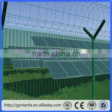 Guangzhou Manufacture PVC Coated Military Anti-Climb 358 High Security Fence