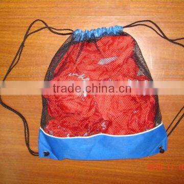 Wholesale Carrying Basketball Drawstring Mesh Bag, Customized Football Basketball Backpacks photo-2