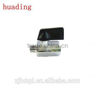 brass ball valve for pipe tube connecting , with 1/4" 3/8"female and male standard thread