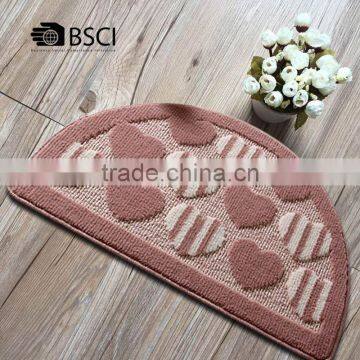 rubber bath mat red