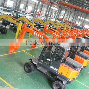 Kubota hydraulic pump mini wheel excavator