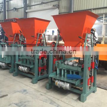 small fly ash manual cement brick making machine