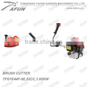 Agricultural garden tools portable manual gas metal blade 52cc gasoline brush cutter